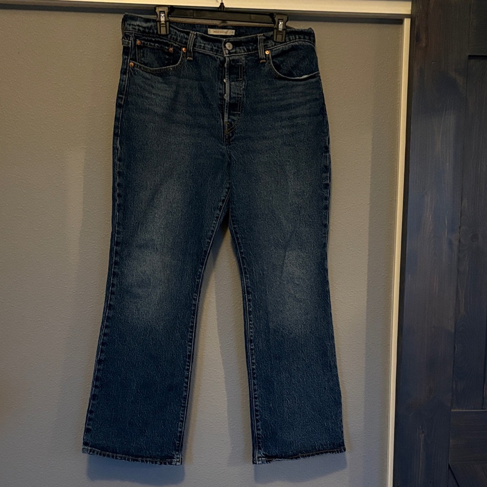 Levi's Classic Indigo Straight Leg Jeans